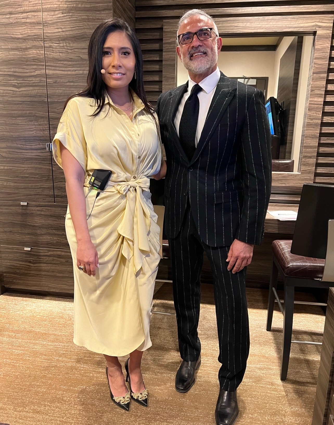 Cindy Cobos with Tim Grover